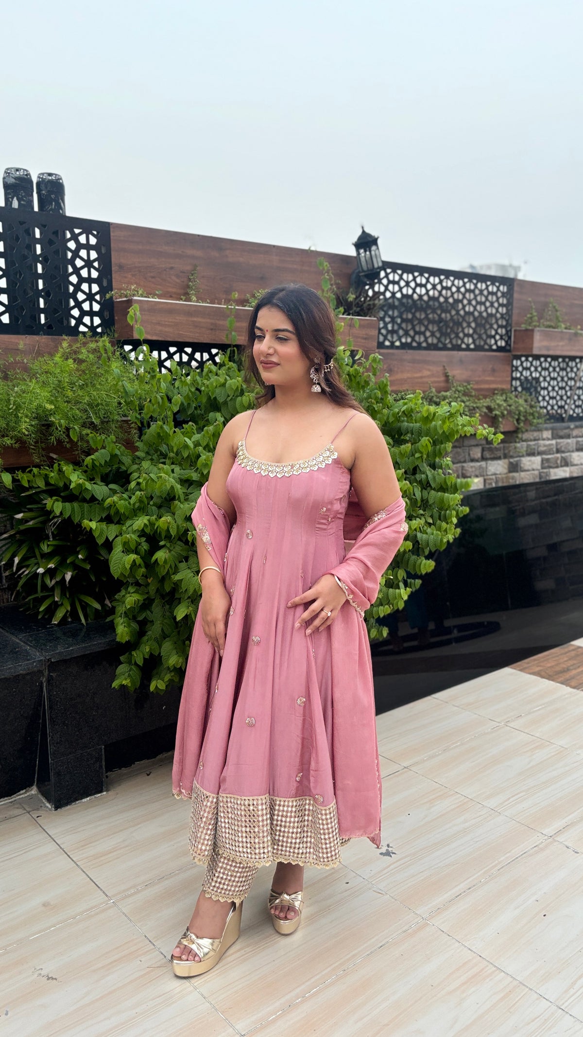 Radha Anarkali Set AN10074