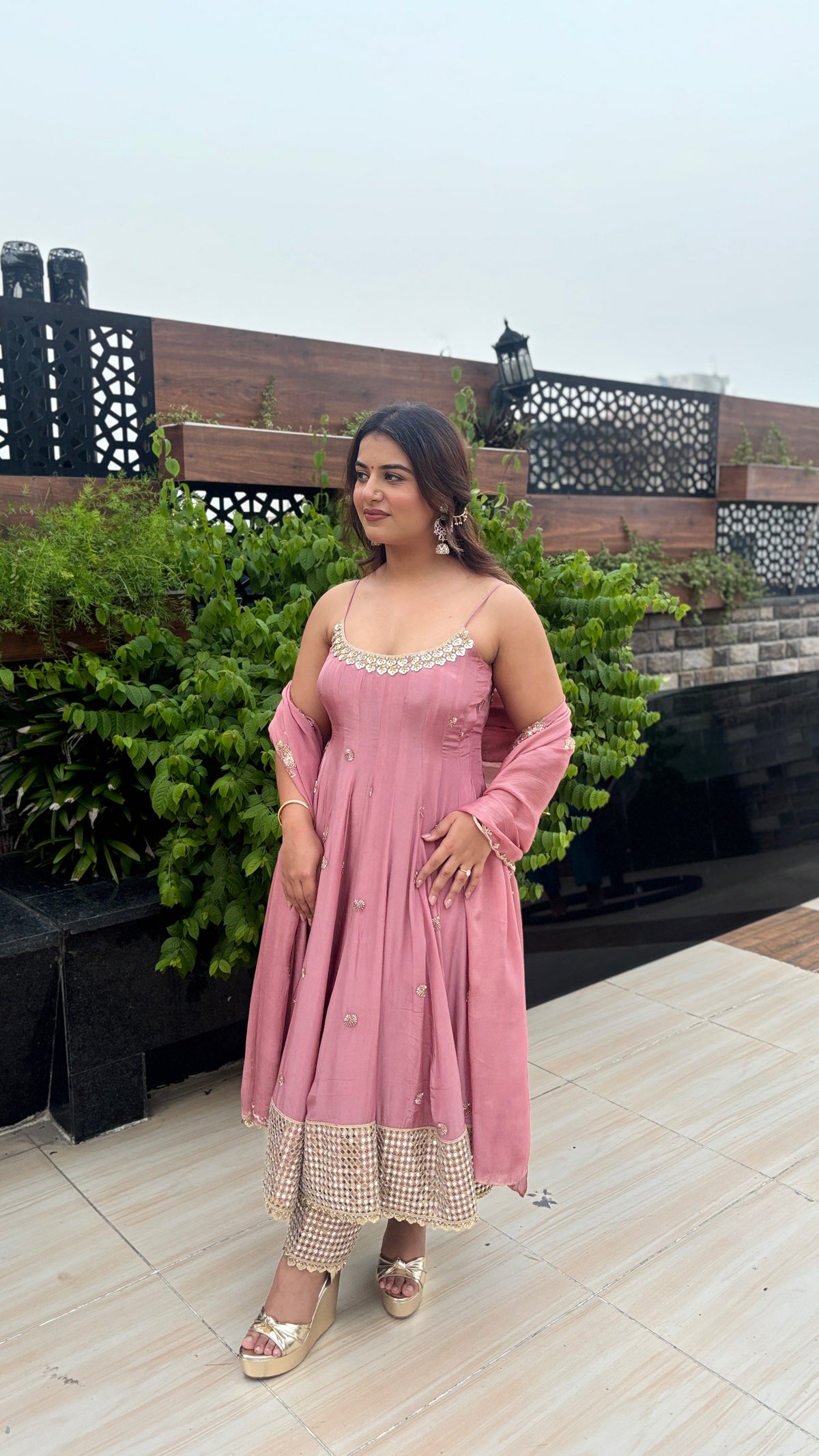 Radha Anarkali Set AN10074
