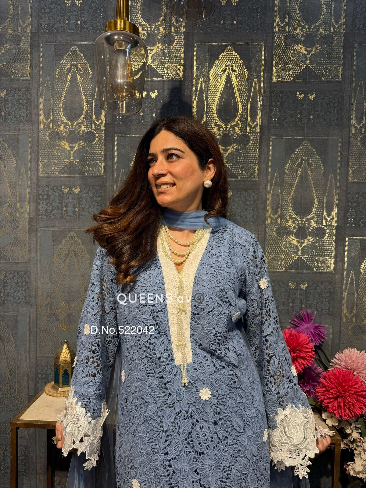 Pakistani Crochet Suit Set