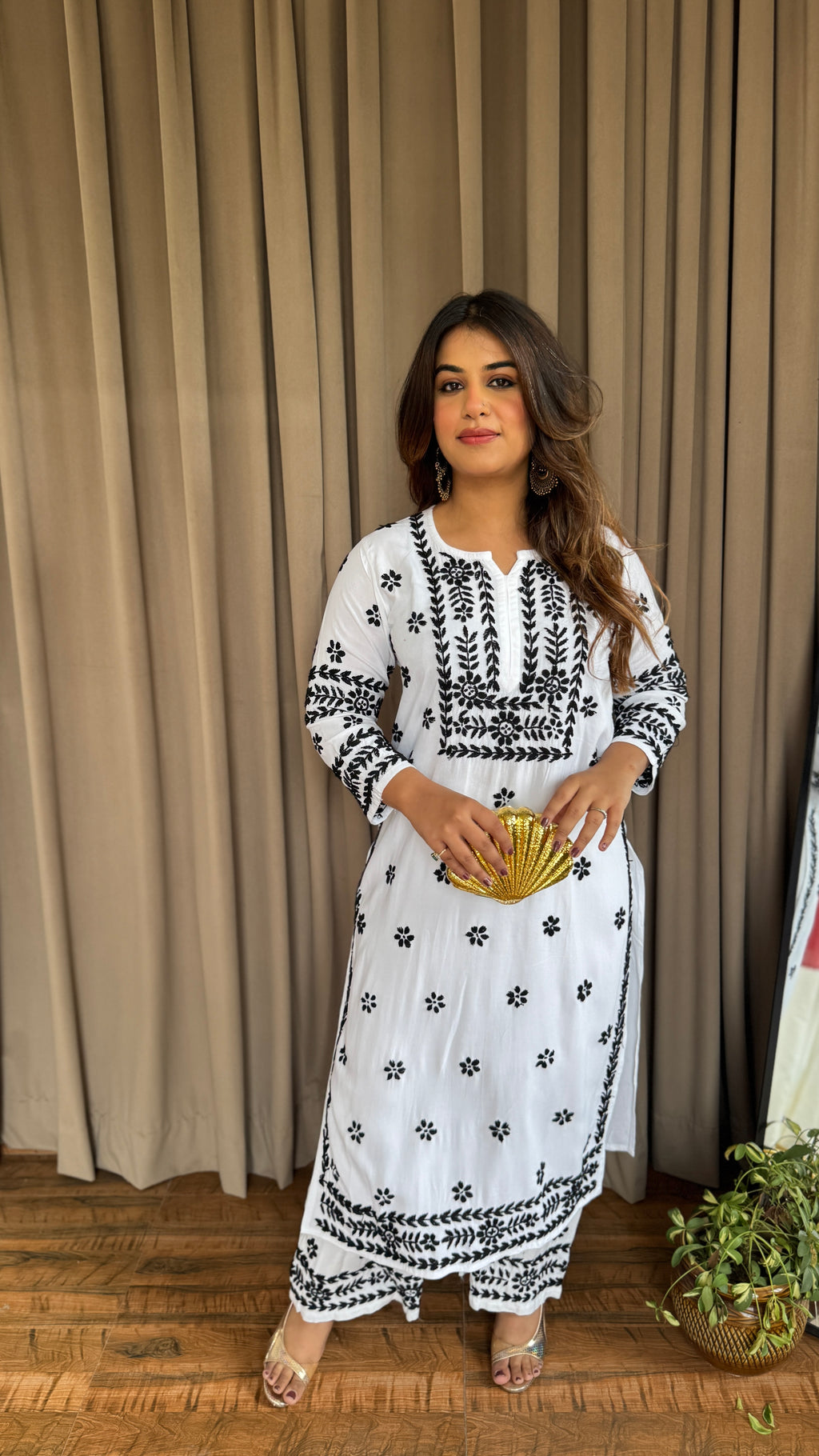 Masakali Chikankari Coord Set