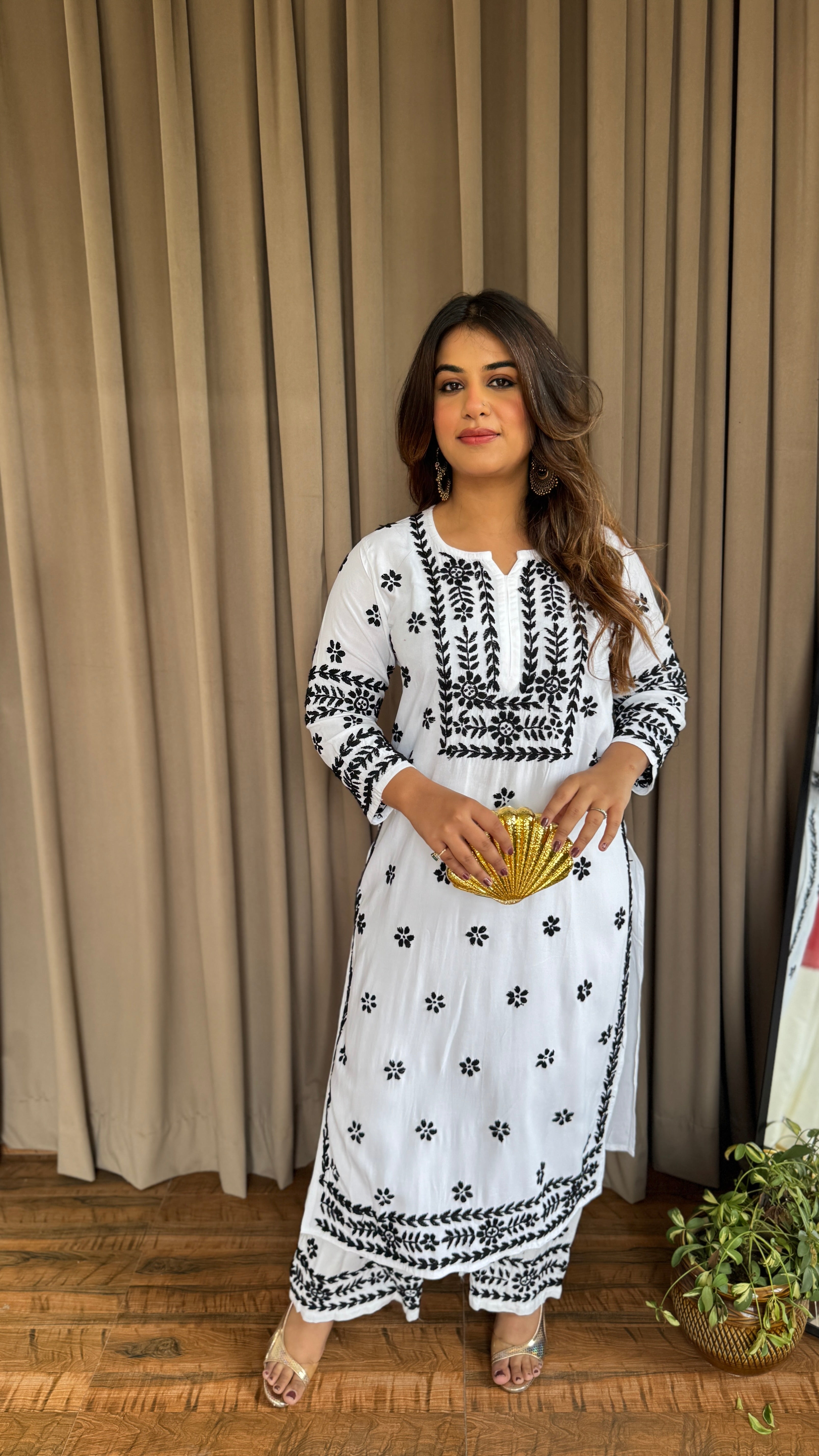 Masakali Chikankari Coord Set