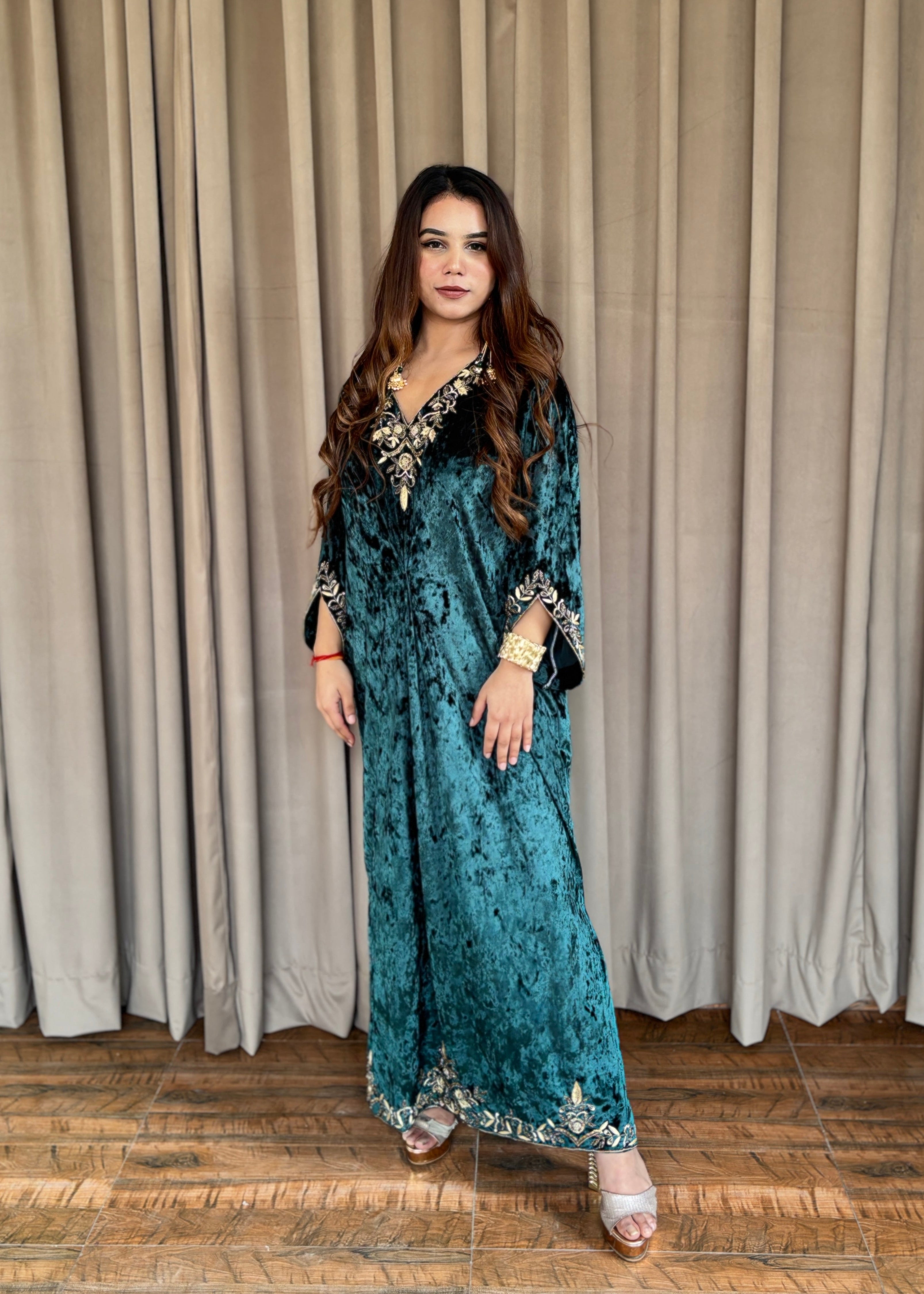 Ice Velvet Long Dress