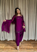 Wine Farshi Suit Set