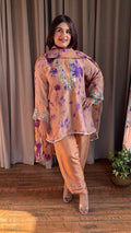 Shibori Print Farshi Salwar Set