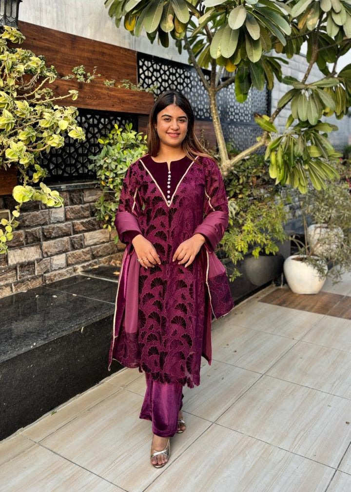 Velvet Long Suit Set