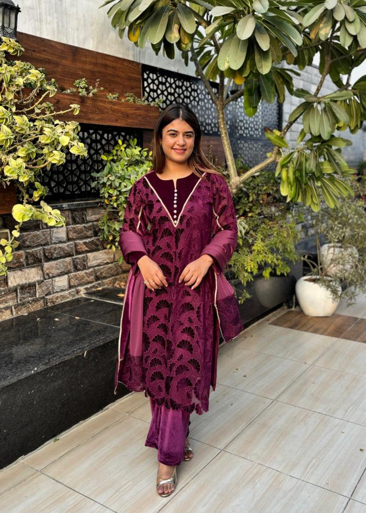 Velvet Long Suit Set